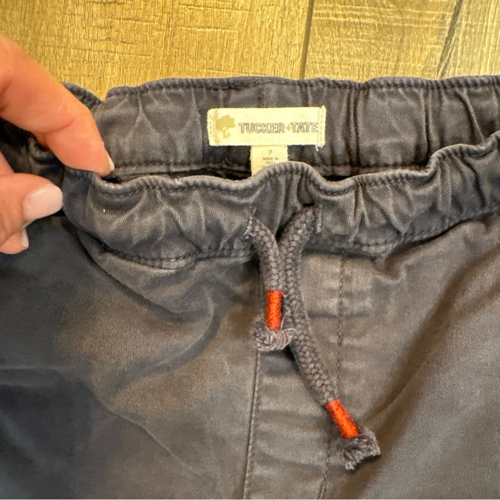 Tucker and Tate charcoal chinos youth boys size 7 - Picture 3 of 6